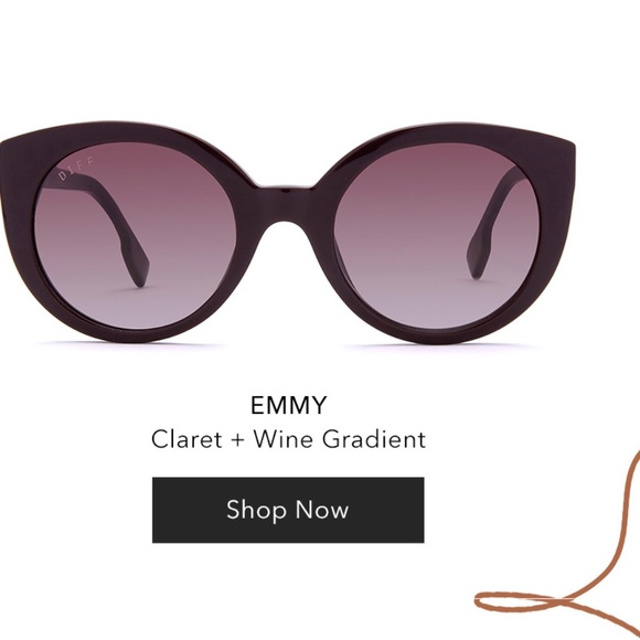 NWT Diff Eyewear Emmy - Claret main image 5